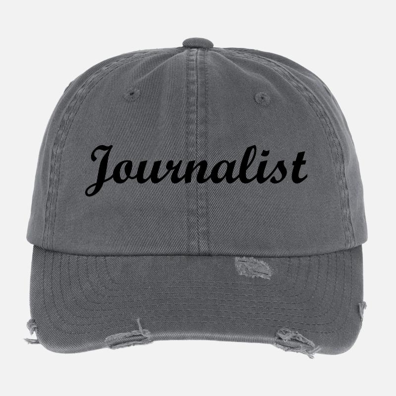 Journalist Flexfit Vintage Destroyed Cap