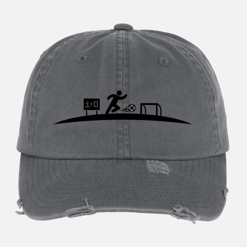Fußballer Tor Flexfit Vintage Destroyed Cap