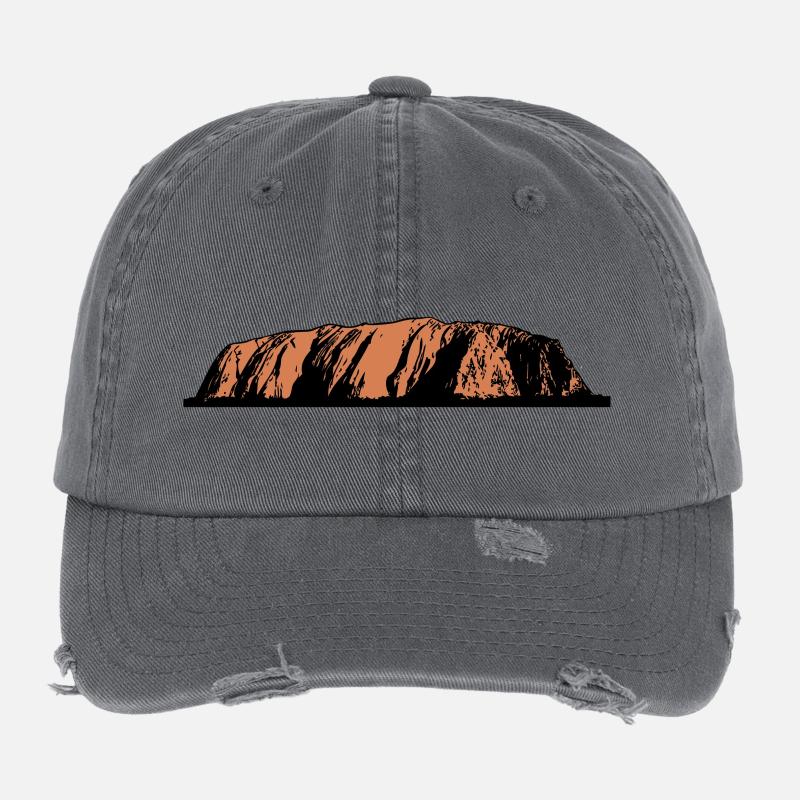 Ayers Rock - Australia Flexfit Vintage Destroyed Cap