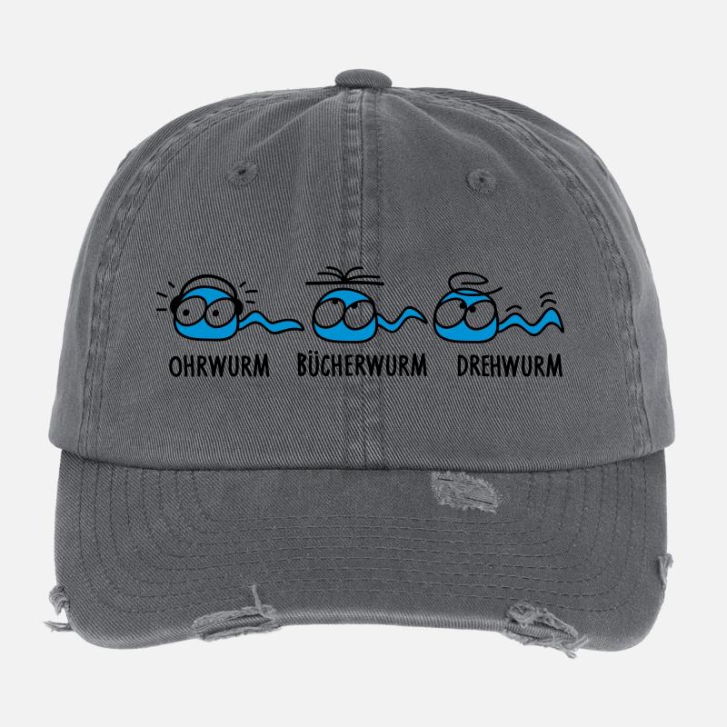 drei Musen Flexfit Vintage Destroyed Cap