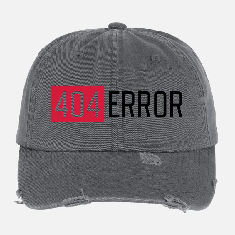 404 ERROR Flexfit Vintage Destroyed Cap