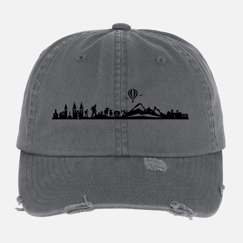 Skyline - Berchtesgaden Flexfit Vintage Destroyed Cap