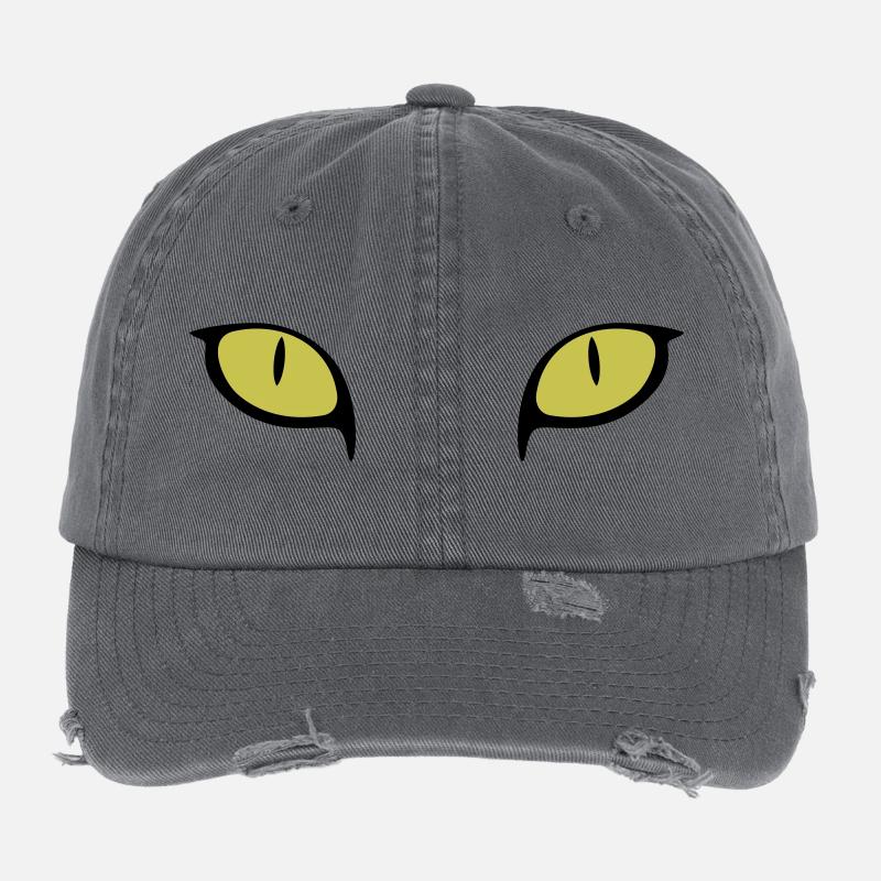 Yeux de chat Casquette vintage effet usé Flexfit