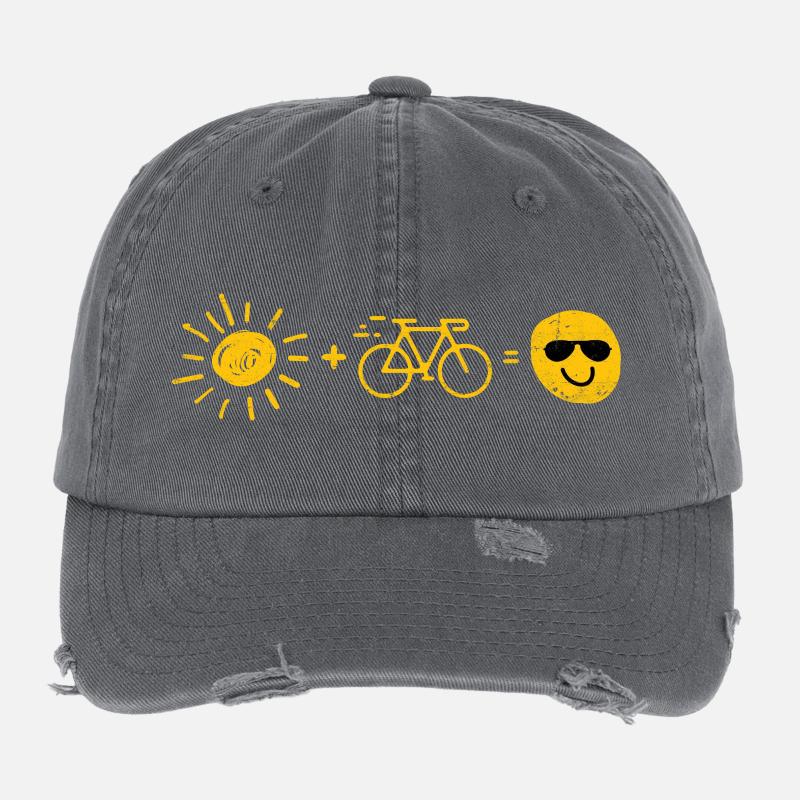Sun and bicycle Flexfit Vintage Destroyed Cap