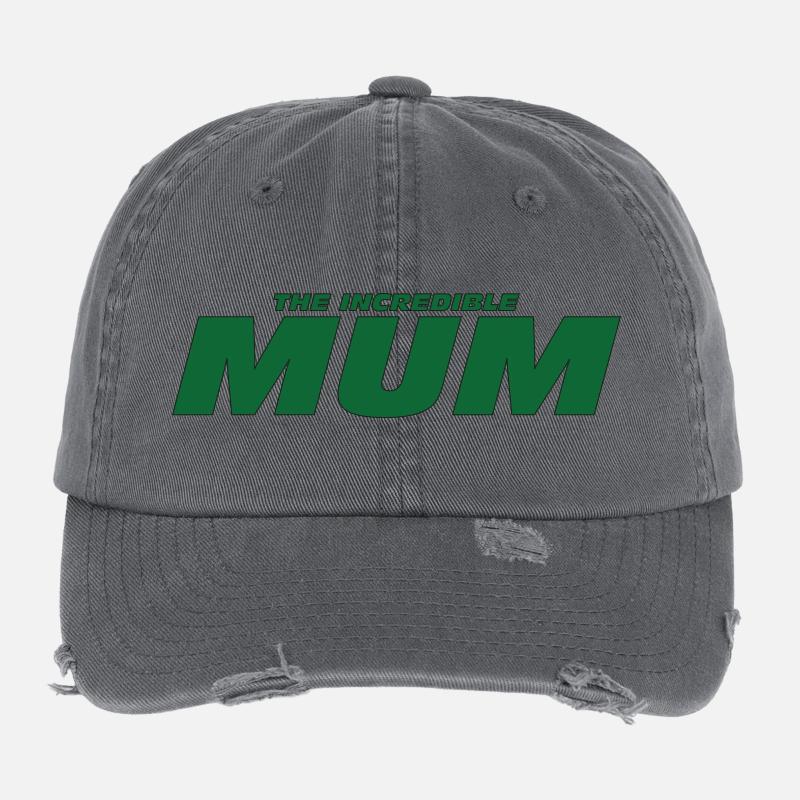 Die unglaubliche Mutter / Muttertag Flexfit Vintage Destroyed Cap