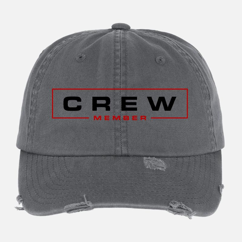 Membre d’équipage Casquette vintage effet usé Flexfit