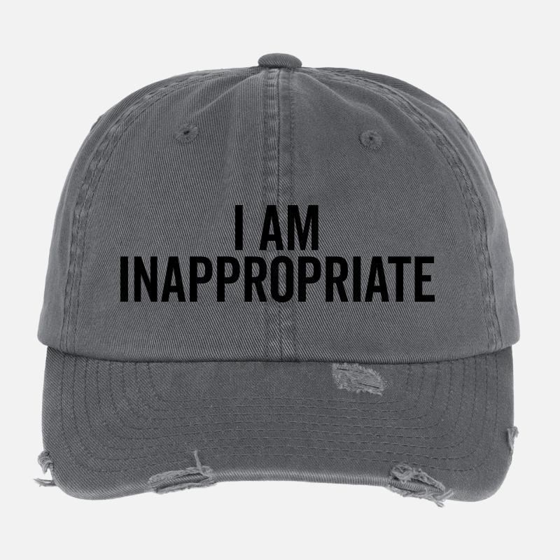 Je ne suis pas approprié Casquette vintage effet usé Flexfit