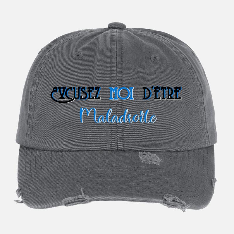 Excuse me for being clumsy Flexfit Vintage Destroyed Cap