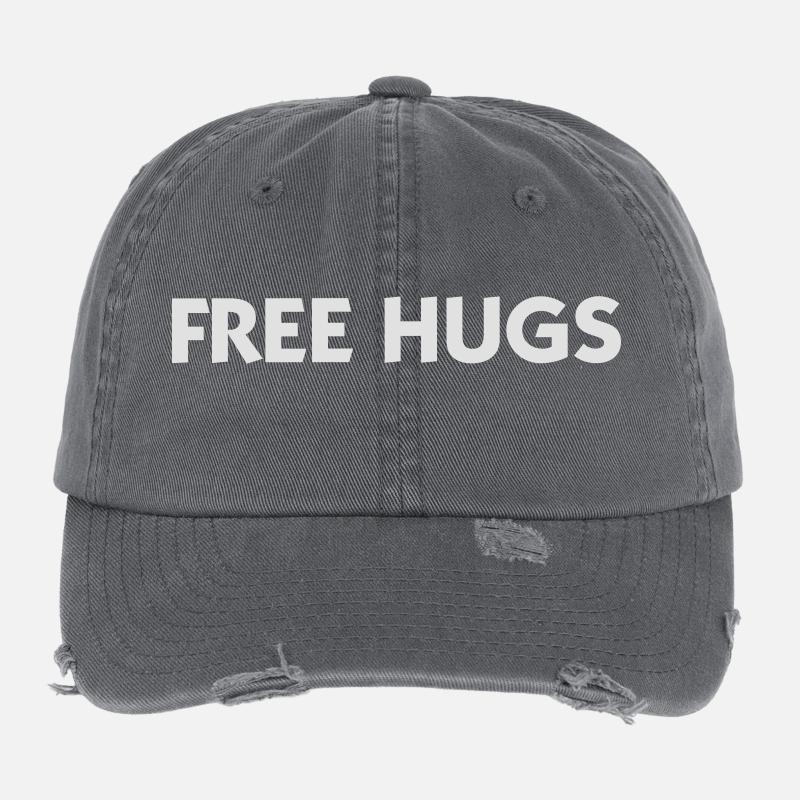 Free Hugs Flexfit Vintage Destroyed Cap