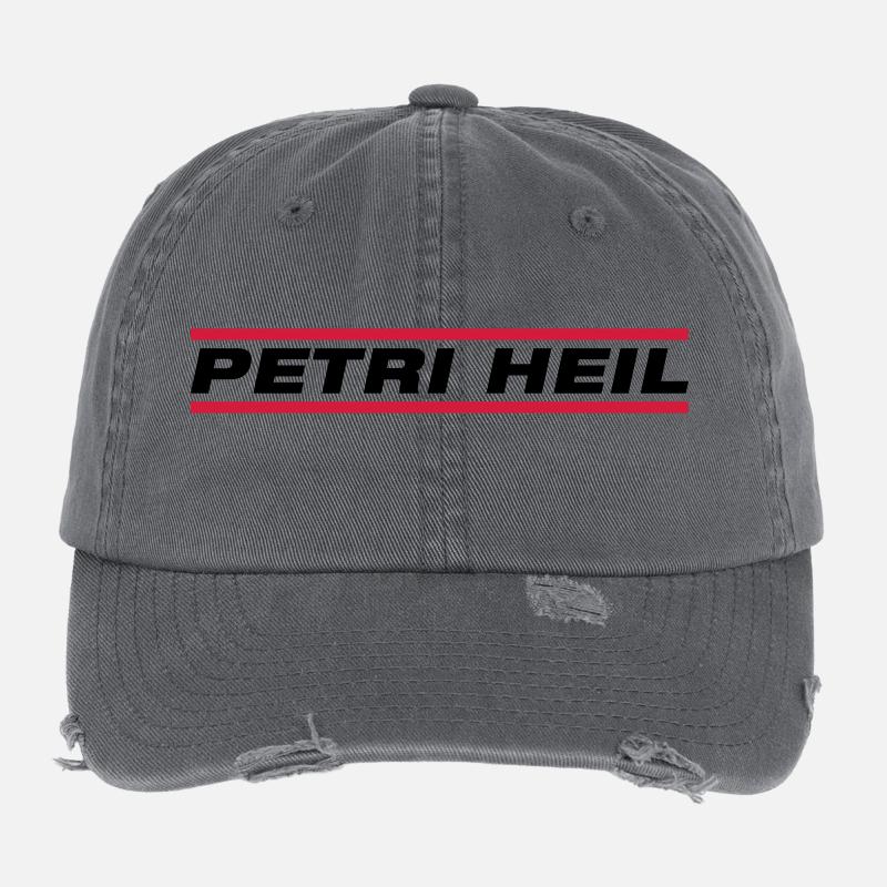 petri_heil_zu2 Flexfit Vintage Destroyed Cap