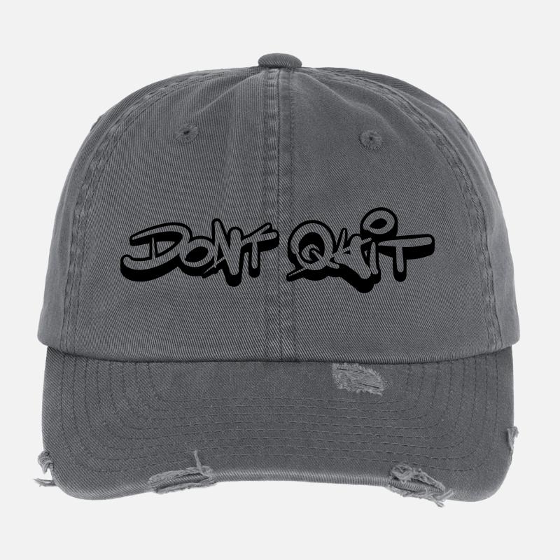 Dont quit Do it Flexfit Vintage Destroyed Cap