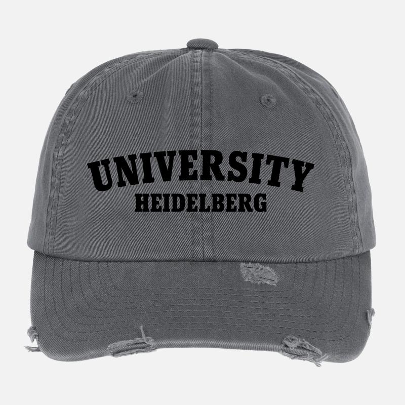 Université de Heidelberg Casquette vintage effet usé Flexfit