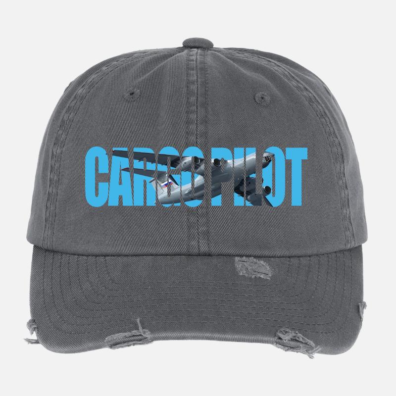 Cargo pilot IL-76 Flexfit Vintage Destroyed Cap