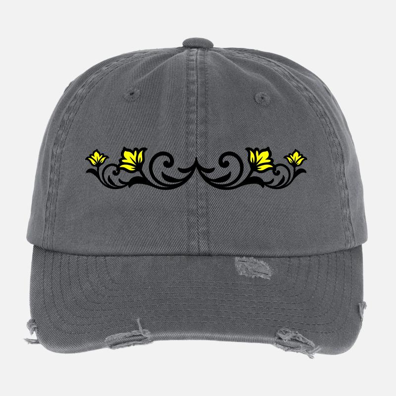 Floral Element Flexfit Vintage Destroyed Cap