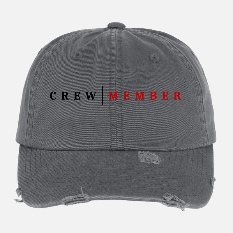 Crew Mitglied Flexfit Vintage Destroyed Cap