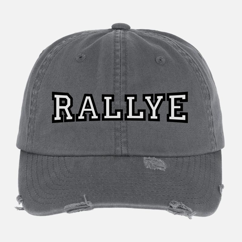 Rallye Casquette vintage effet usé Flexfit