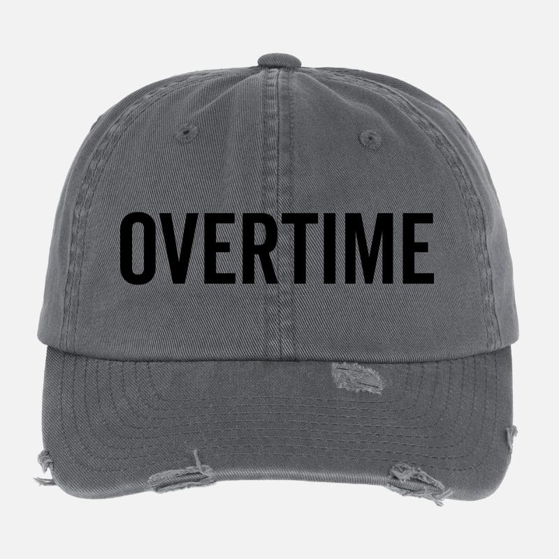 Heures supplémentaires Casquette vintage effet usé Flexfit