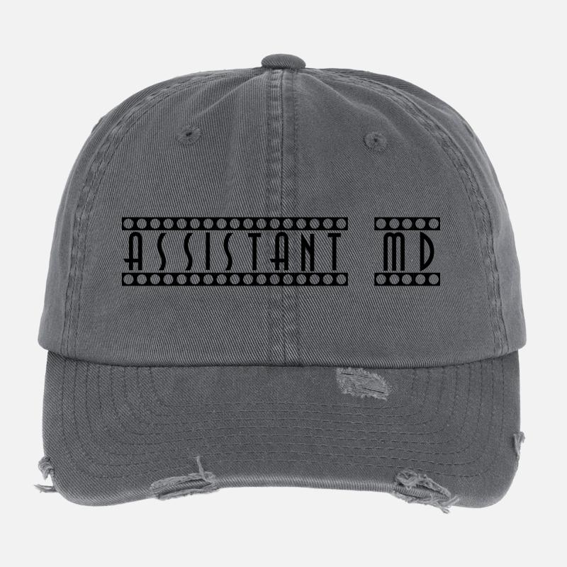 Assistant_MD Flexfit Vintage Destroyed Cap