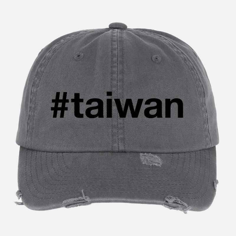 Hashtag TAÏWAN Casquette vintage effet usé Flexfit