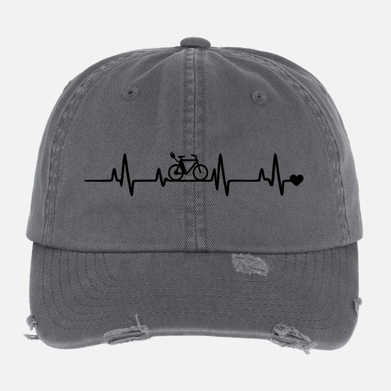Vélo électrique Casquette vintage effet usé Flexfit