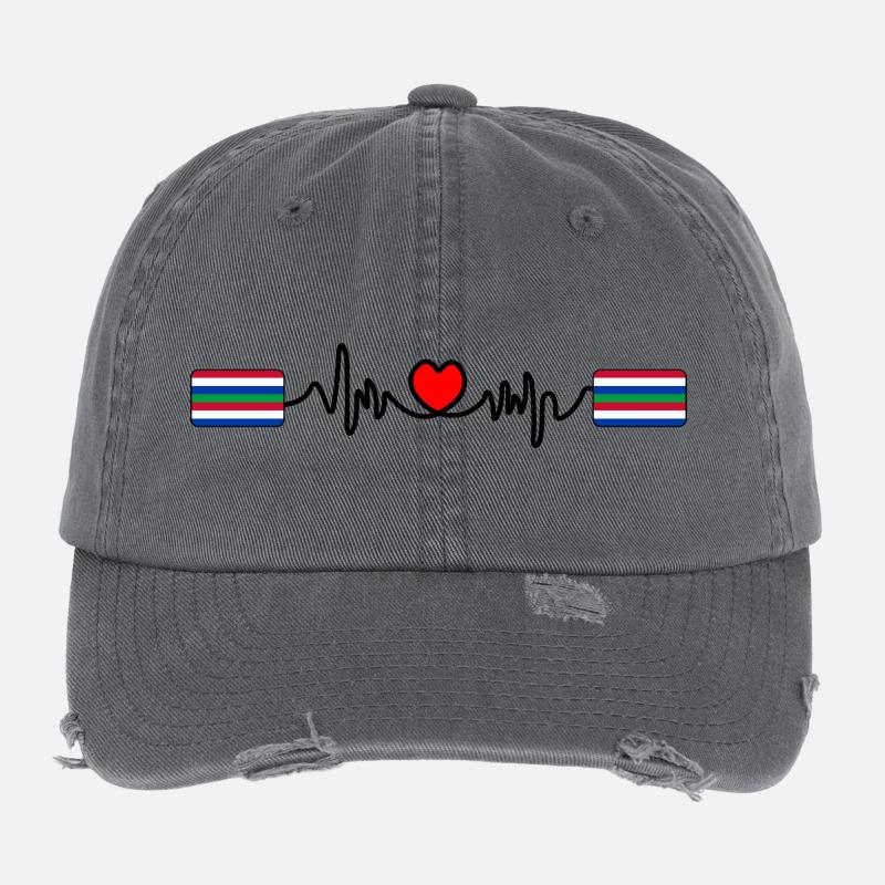 Logo Schier Pulse – Style Île Casquette vintage effet usé Flexfit
