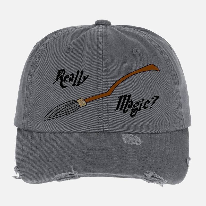 Magic broom or not? Flexfit Vintage Destroyed Cap