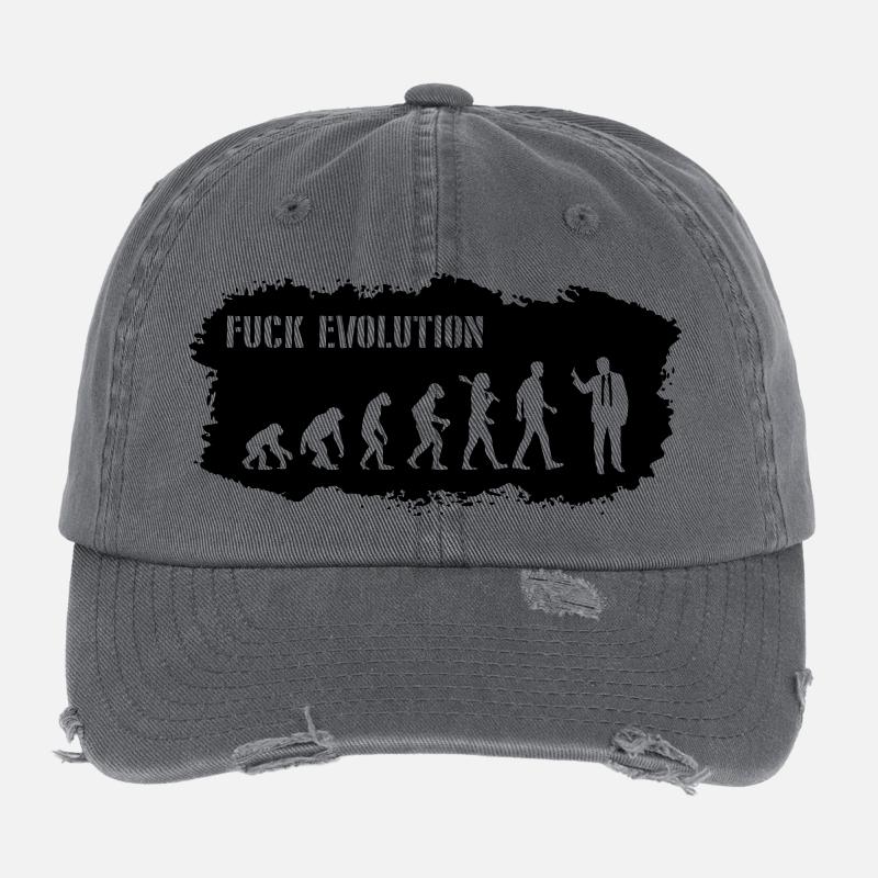 Evolution of Badass Flexfit Vintage Destroyed Cap
