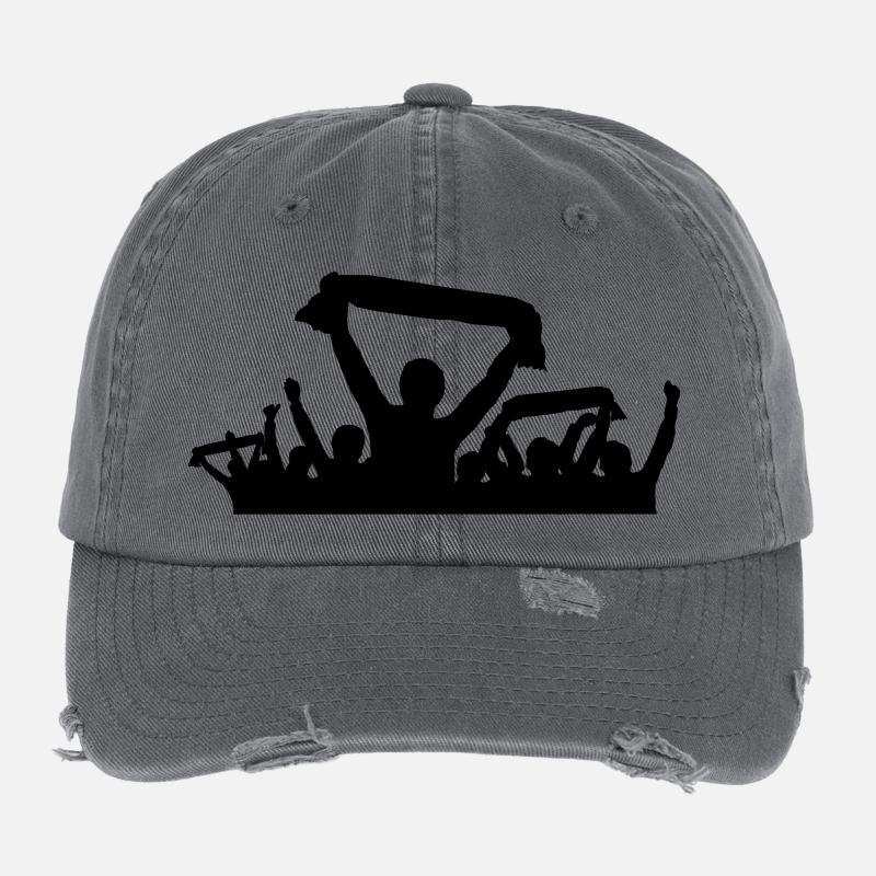 Fans Schal Flexfit Vintage Destroyed Cap