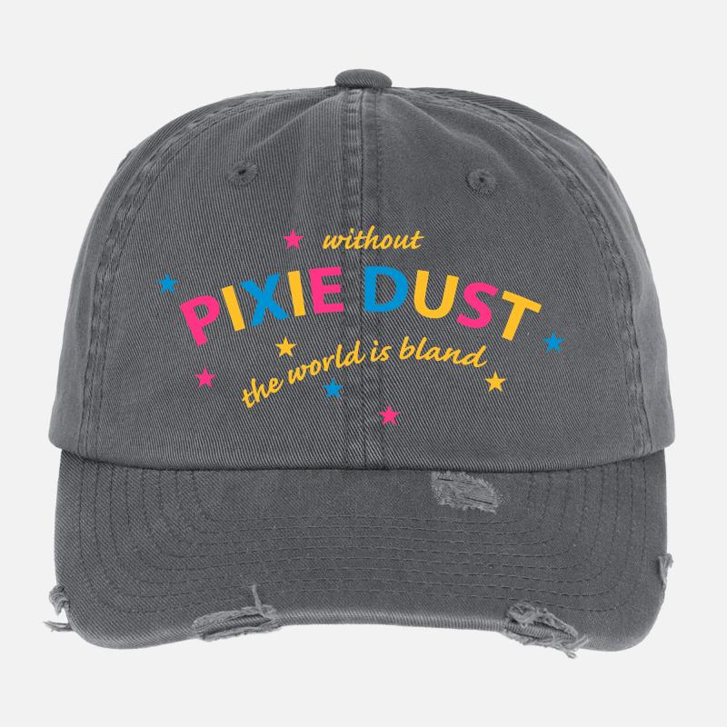 pixie dust (b) Flexfit Vintage Destroyed Cap