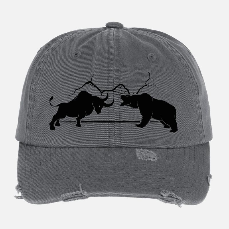 Bulle VS Bär Flexfit Vintage Destroyed Cap