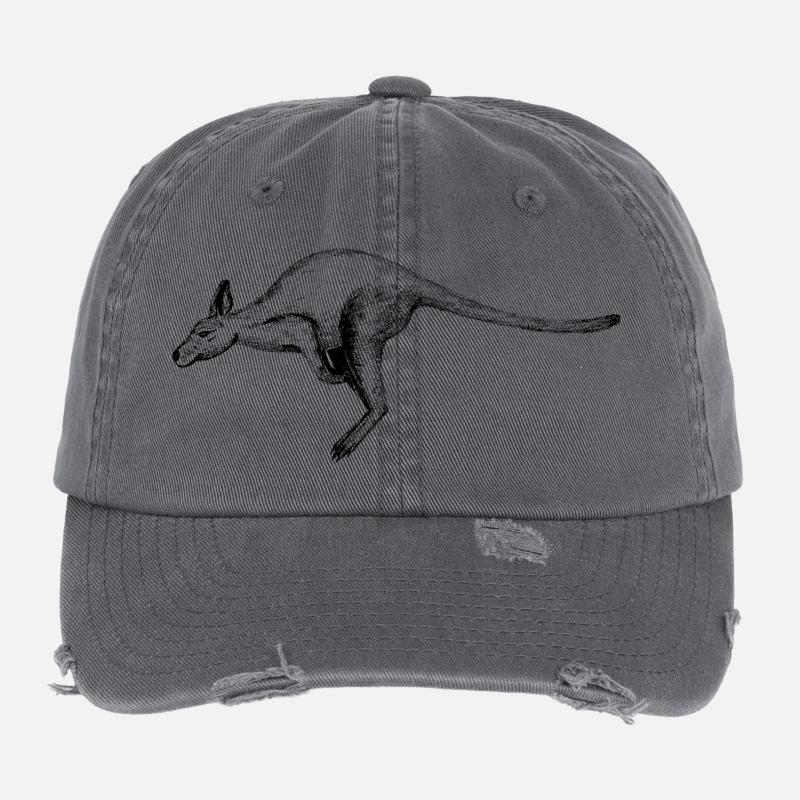 Kangaroo Flexfit Vintage Destroyed Cap