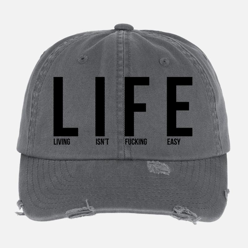 LifeUnfiltered Flexfit Vintage Destroyed Cap