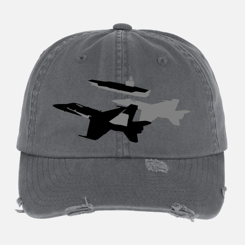 Silhouetten Jets Flexfit Vintage Destroyed Cap