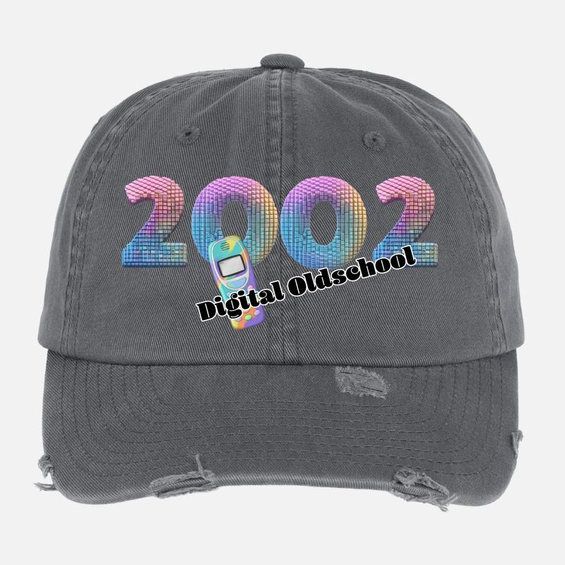2002 – Mobiler Digitalstil Flexfit Vintage Destroyed Cap