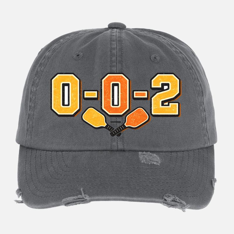 0-0-2 Rivalry Emblem Flexfit Vintage Destroyed Cap