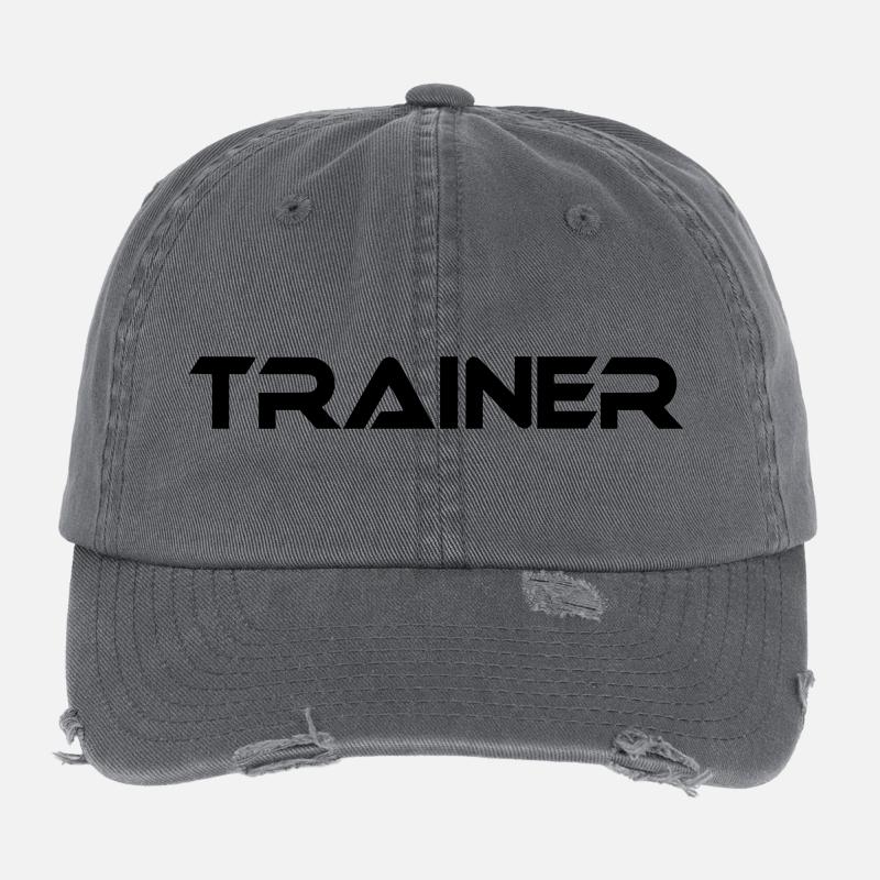 Entraîneur Casquette vintage effet usé Flexfit