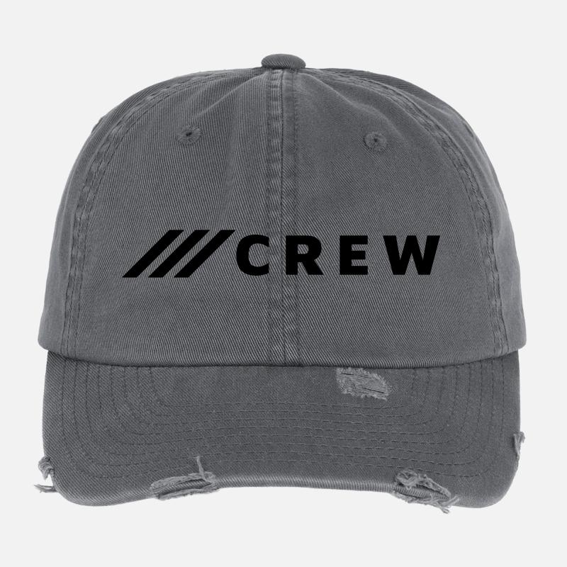 CREW Flexfit Vintage Destroyed Cap