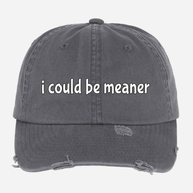 Ich könnte gemeiner sein Flexfit Vintage Destroyed Cap