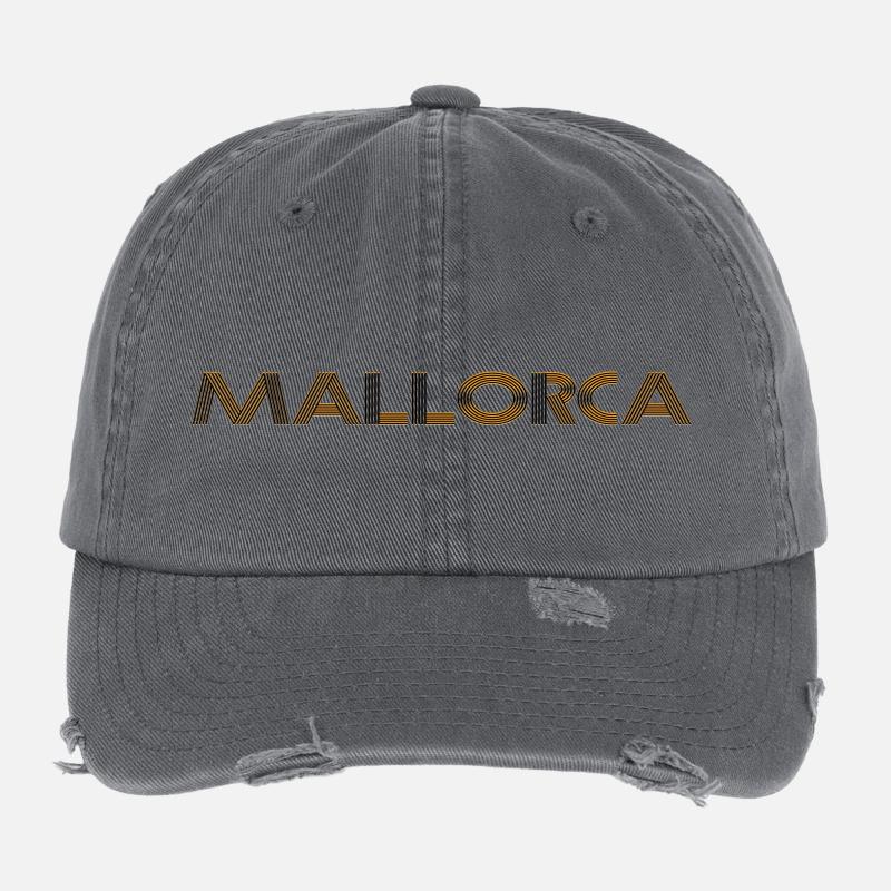 Majorque Casquette vintage effet usé Flexfit