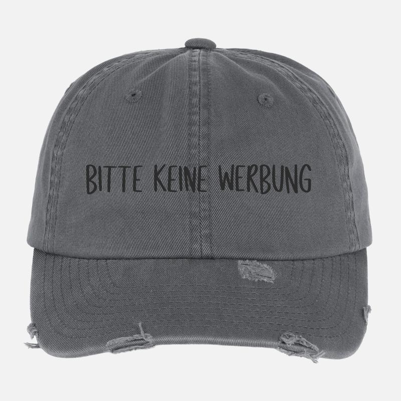 Bitte keine Werbung Flexfit Vintage Destroyed Cap