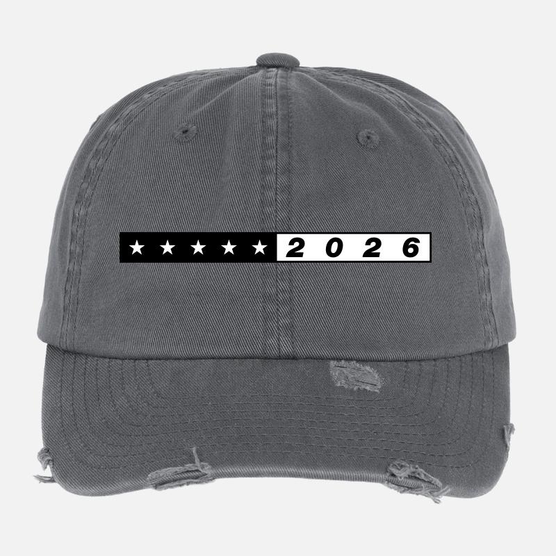 2026 Star Icon Flexfit Vintage Destroyed Cap