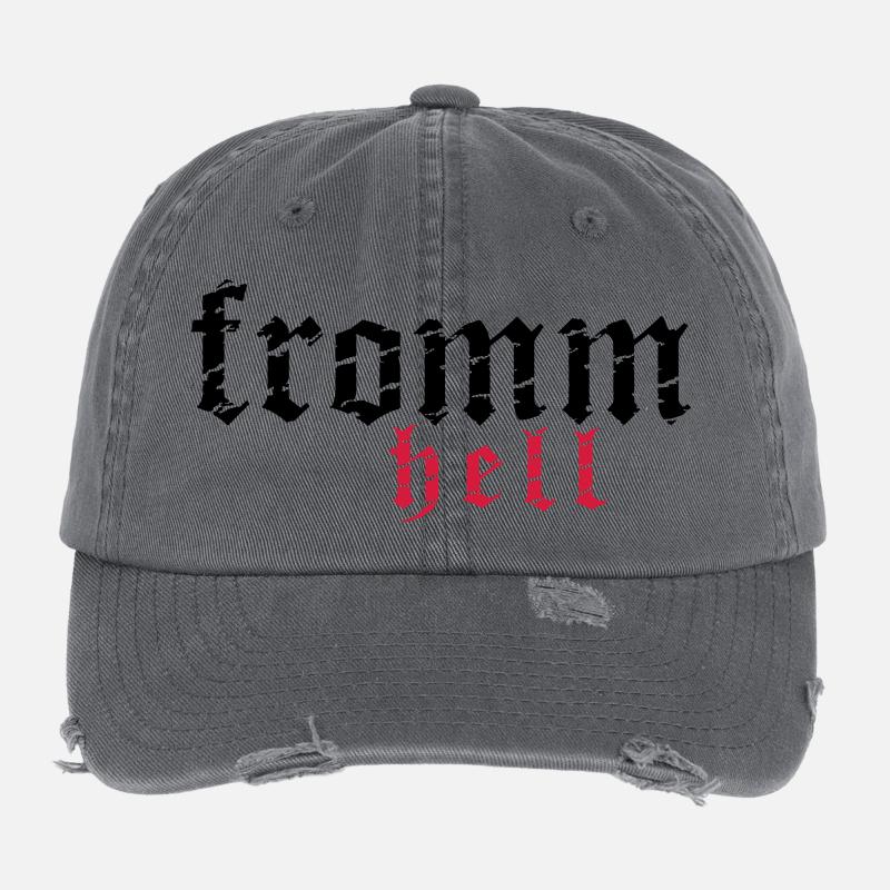 fromm hell_vec_2 fr Casquette vintage effet usé Flexfit