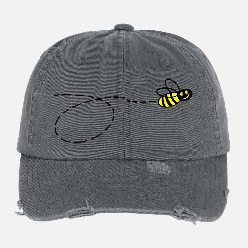 Flotte Biene 2 Flexfit Vintage Destroyed Cap