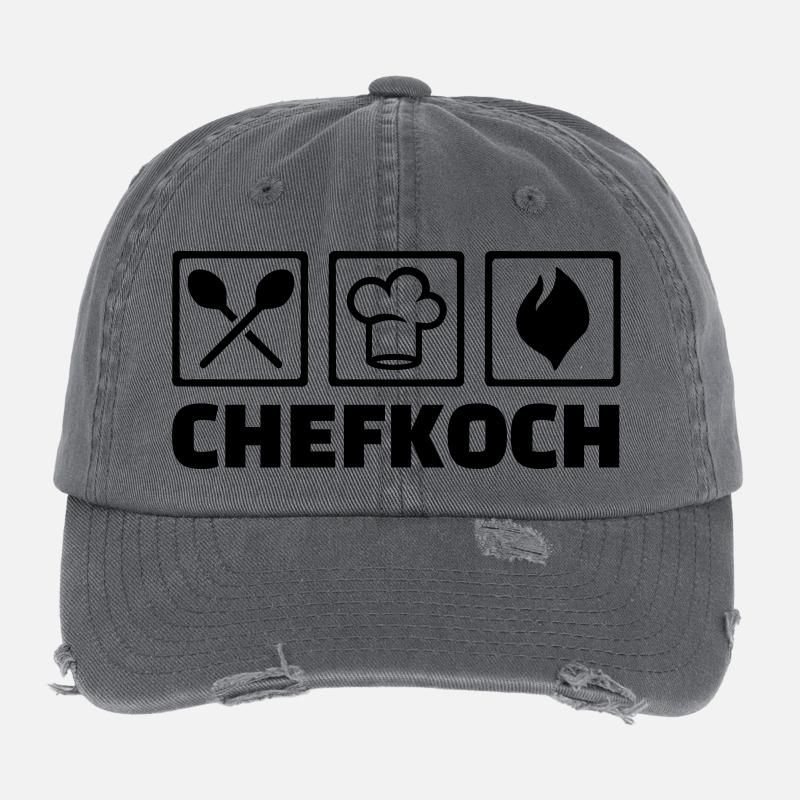 Chefkoch Flexfit Vintage Destroyed Cap