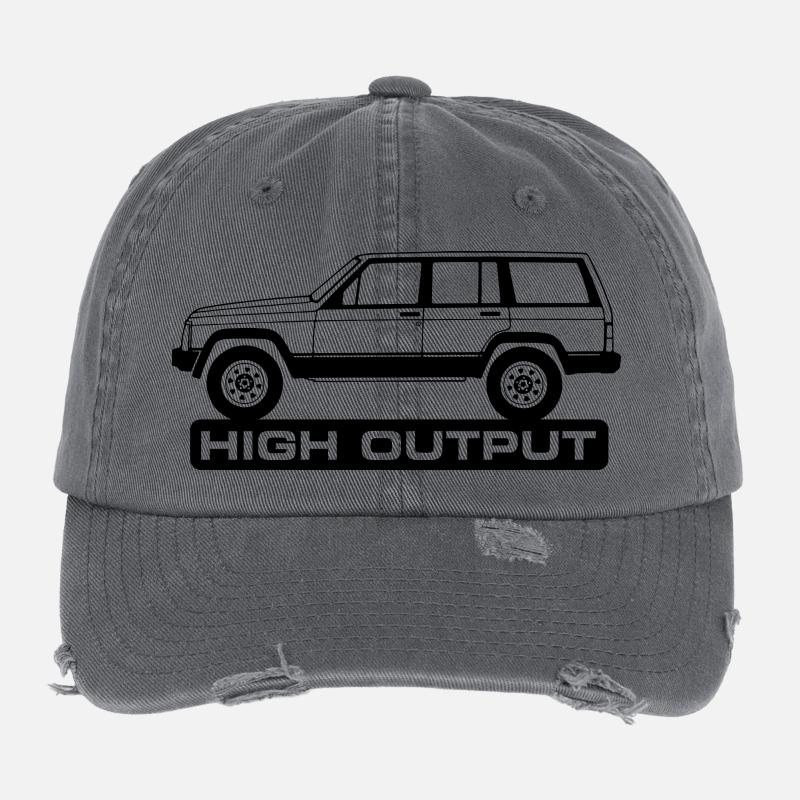Jeep XJ High Output - Autonaut.com Flexfit Vintage Destroyed Cap