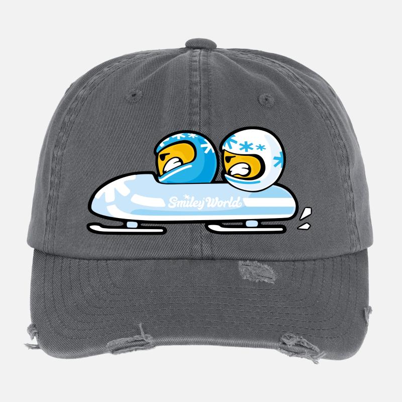 Smiley Bobsleigh Flexfit Vintage Destroyed Cap