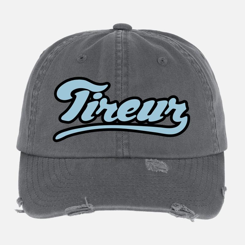 Tireur pétanque flex Casquette vintage effet usé Flexfit