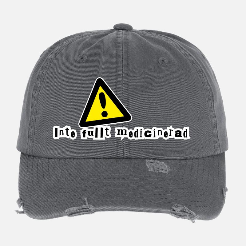 Pas complètement médicamenté Casquette vintage effet usé Flexfit