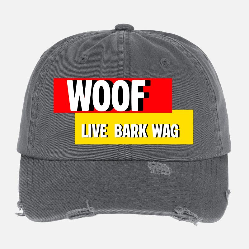 Wuff Flexfit Vintage Destroyed Cap