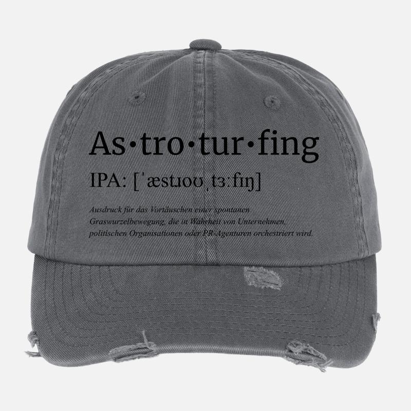 Astroturfing Flexfit Vintage Destroyed Cap